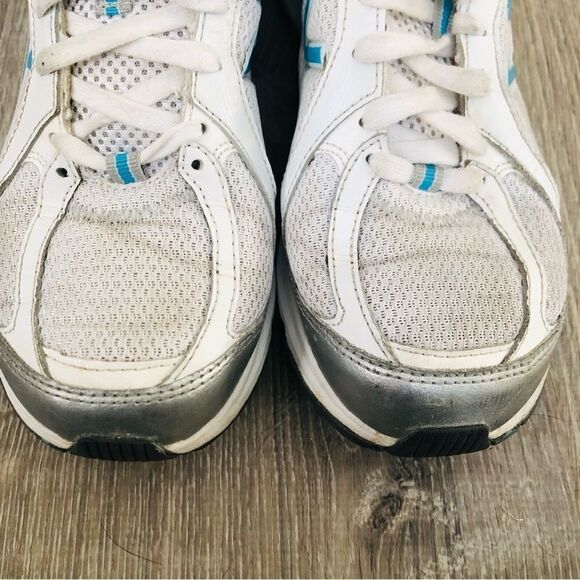 New Balance 496 V2 White Blue Athletic Running Shoes Sneakers Womens Size 7 - Picture 10 of 12